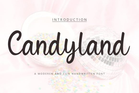 Candyland Font Poster 1