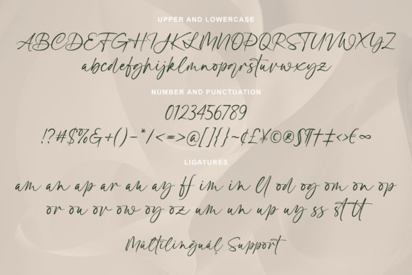 Cantiqu Stand Font Poster 7
