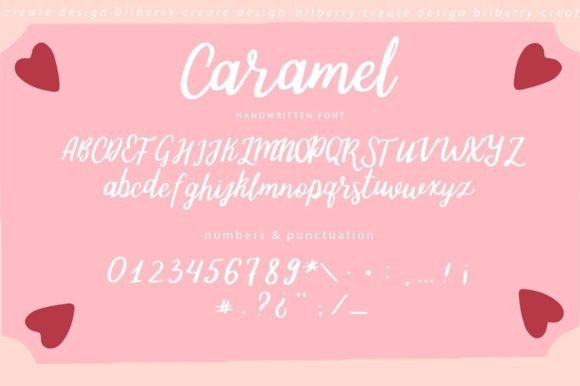 Caramel Font Poster 7