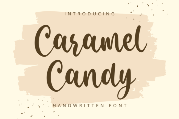 Caramel Candy Font Poster 1