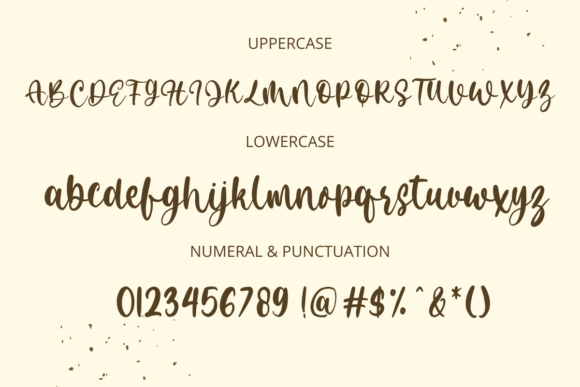 Caramel Candy Font Poster 9