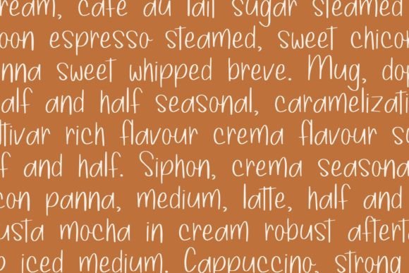 Caramel Macchiato Font Poster 5