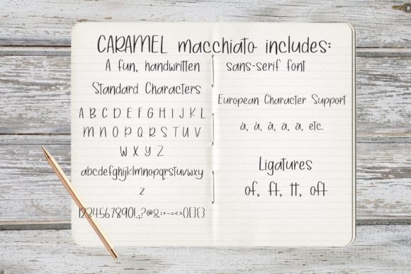 Caramel Macchiato Font Poster 7