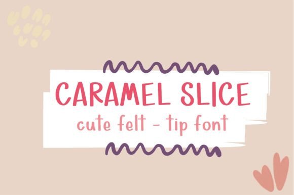 Caramel Slice Font Poster 1