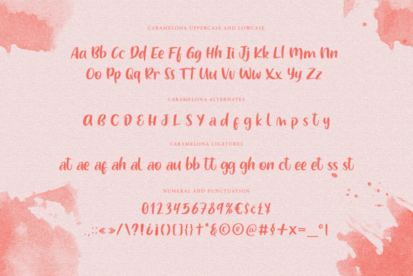 Caramelona Font Poster 9