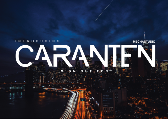 Caranten Font Poster 1