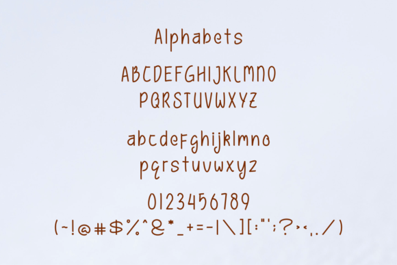 Carbhen Uchek Font Poster 2