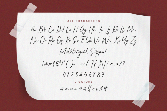 Carera Bernadia Font Poster 9