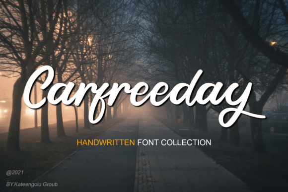 Carfreeday Font Poster 1