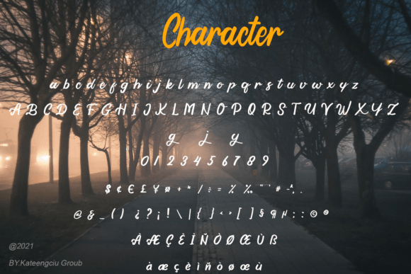 Carfreeday Font Poster 4