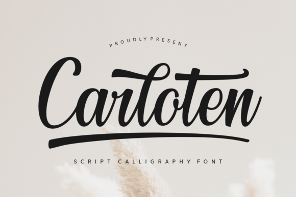 Carloten Font Poster 1