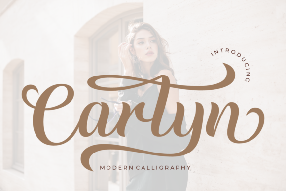 Carlyn Font Poster 1