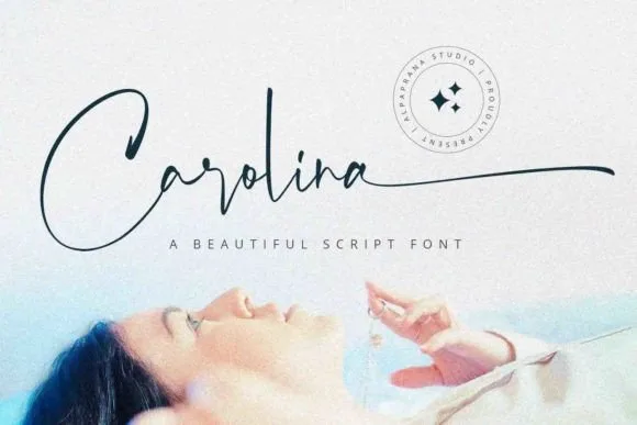 Carolina Font Carolina Font Poster 1