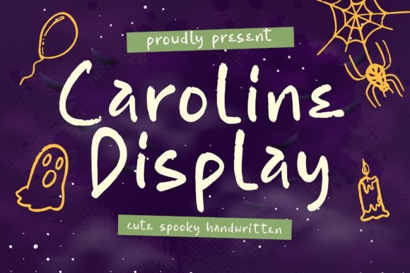 Caroline Display Font Poster 1