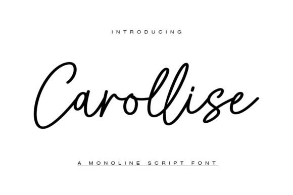 Carollise Font Poster 1