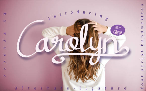 Carolyn Font Poster 1