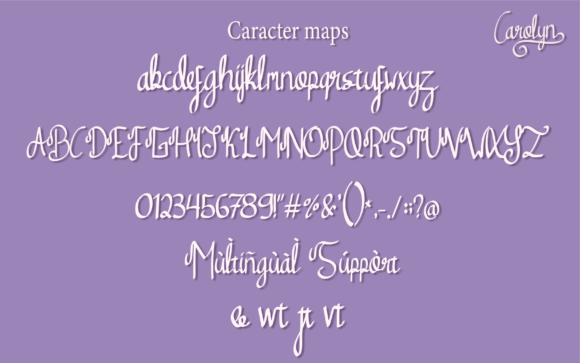 Carolyn Font Poster 6