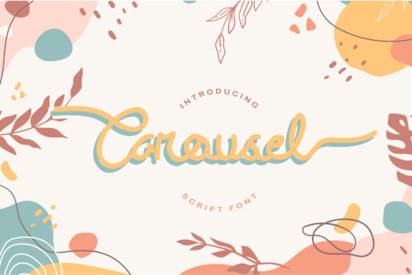 Carousel Font Poster 1