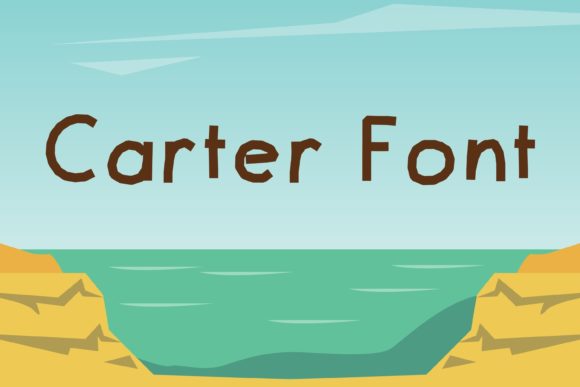 Carter Font Poster 1