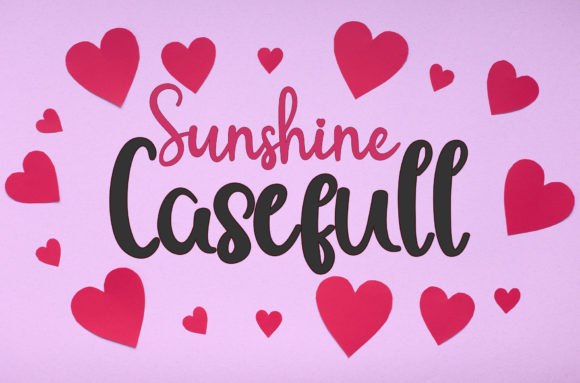 Casefull Sunshine Font Poster 1