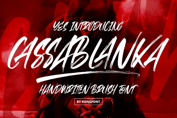 Cassablanka Font Poster 1