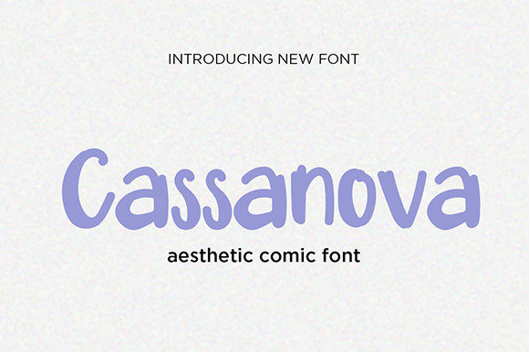 Cassanova Font Poster 1
