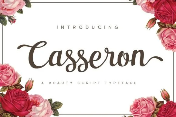 Casseron Font Casseron Font Poster 1