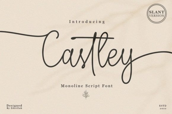 Castley Font Poster 1