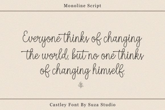 Castley Font Poster 7
