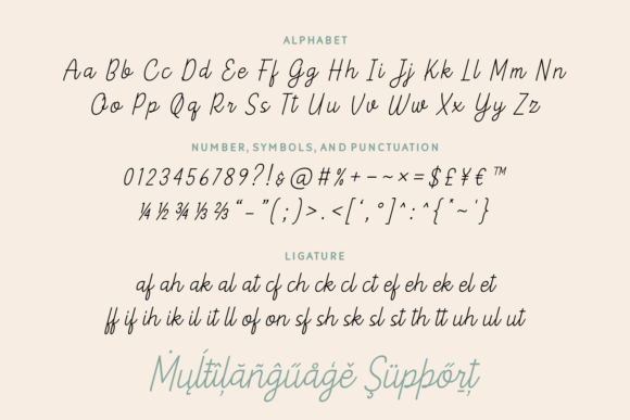 Casual Outfits Font Poster 5