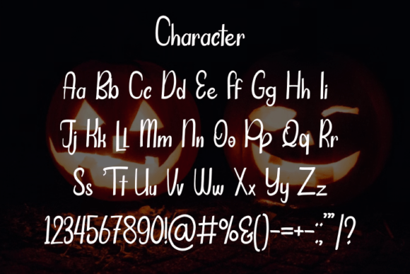 Cat Ghost Font Poster 3