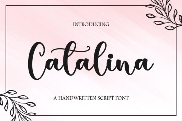 Catalina Font Poster 1