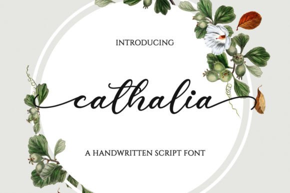 Cathalia Font Poster 1