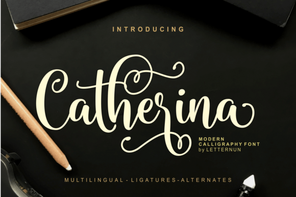 Catherina Font Poster 1