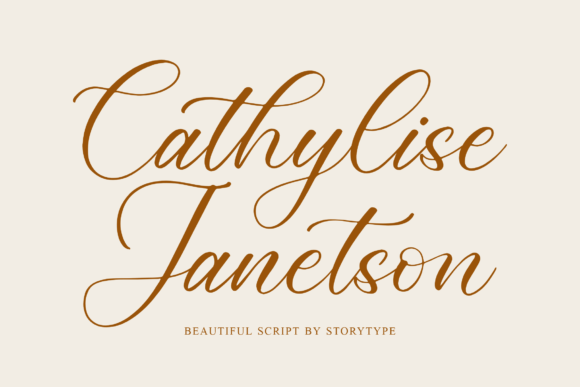 Cathylise Janetson Font Poster 1