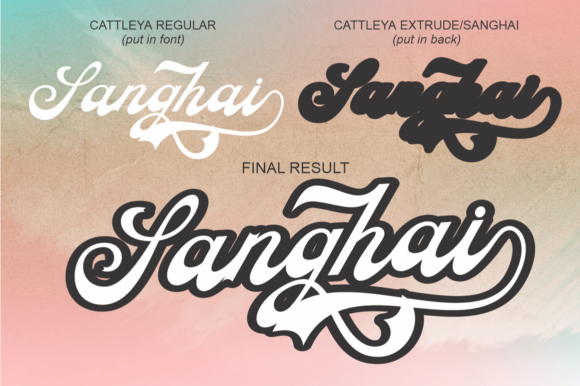 Cattleya Font Poster 5