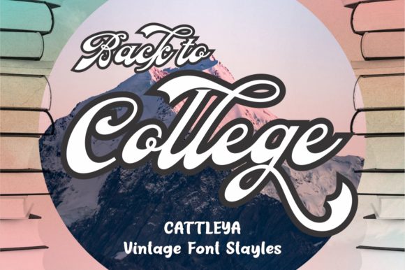 Cattleya Font Poster 7