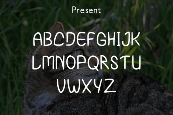 Catty Font Poster 2