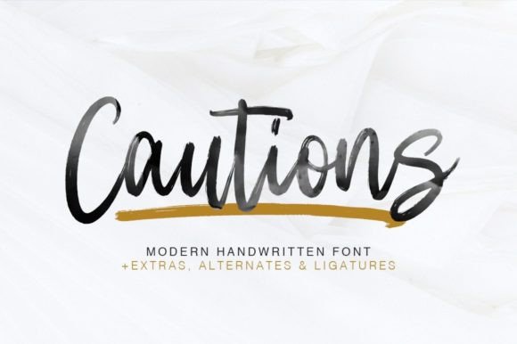 Cautions Font