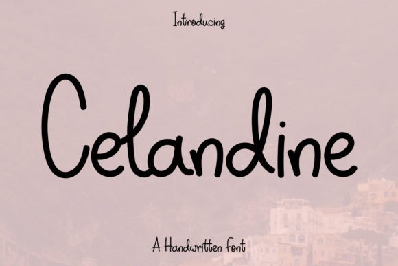 Celandine Font Poster 1