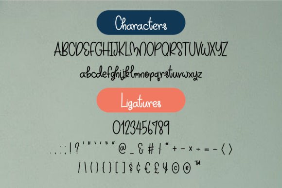 Celandine Font Poster 5