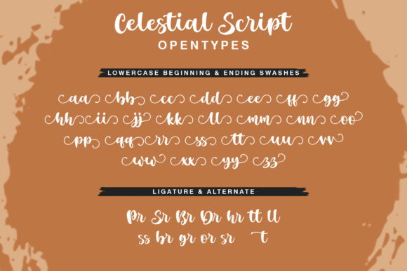 Celestial Font Poster 7