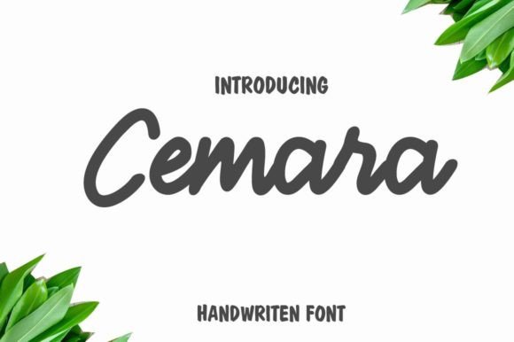 Cemara Font Poster 1