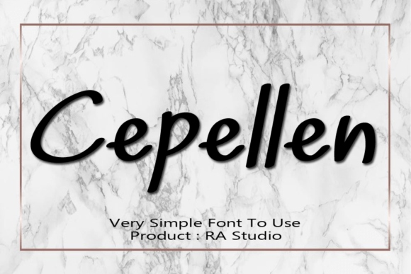 Cepellen Font