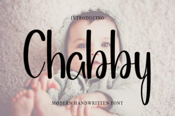 Chabby Font Poster 1