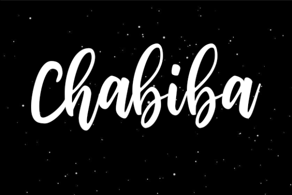 Chabiba Font Poster 1