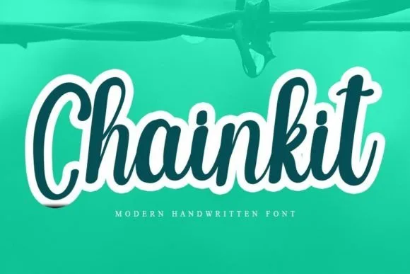 Chainkit Font Chainkit Font Poster 1