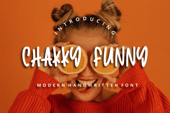 Chakky Funny Font Poster 1