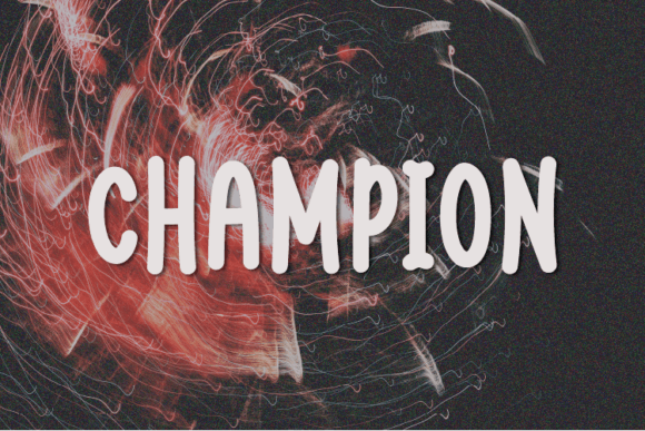 Champion Font Poster 1