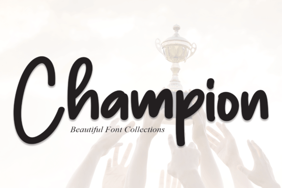 Champion Font Poster 1